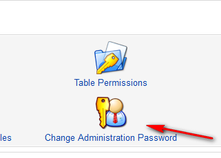 Change MySQL password